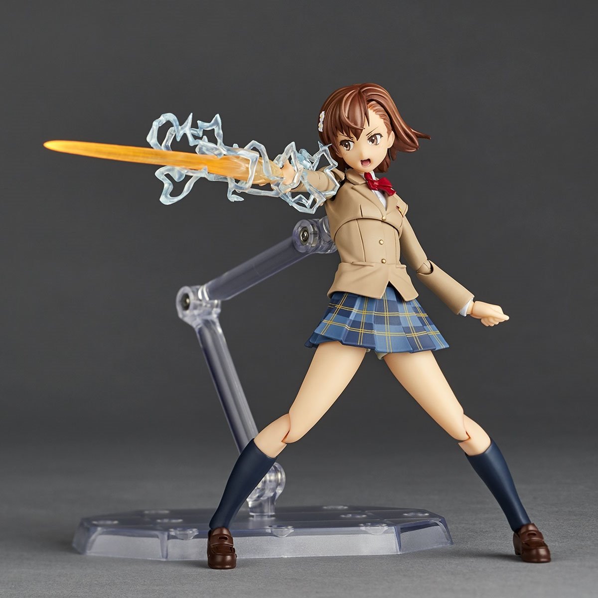 A Certain Scientific Railgun Mikoto Misaka Winter Version Revoltech Amazing Yamaguchi Action Figure