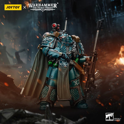 Warhammer The Horus Heresy Alpha Legion Exodus with Sniper Rifle 1:18 Scale Action Figure