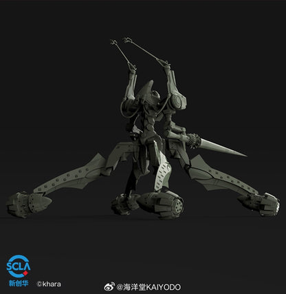 Artpla Sculpture Works Evangelion Provisional Unit-05 Battle of Bethany Base Model Kit