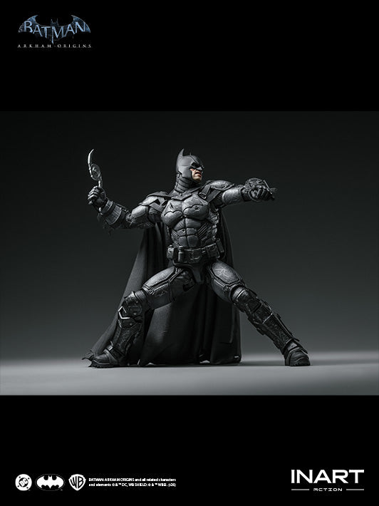 INART Arkham Origins Batman (Battle Damaged Version) 1/12 Action Figure