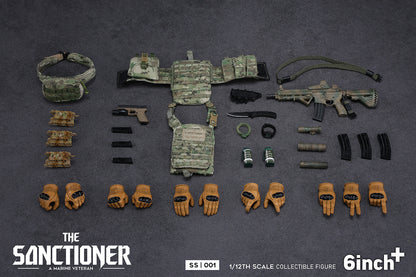 6Inch+ The Sanctioner SS001 1/12 Action Figure