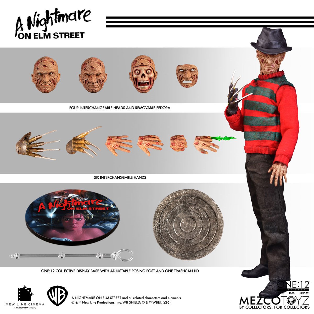 A Nightmare on Elm Street Freddy Krueger One:12 Collective Action Figure