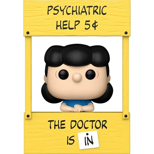 Pop! Animation: Peanuts Lucy with Doctor Stand