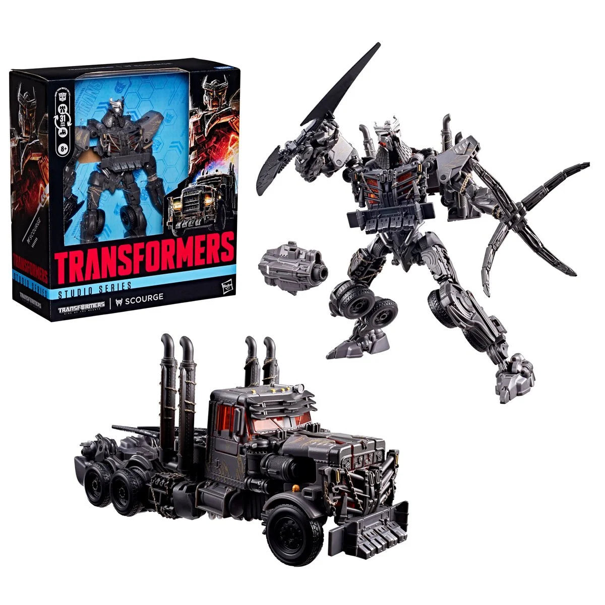 Transformers Studio Series Leader Class Rise of the Beasts Scourge Action Figure