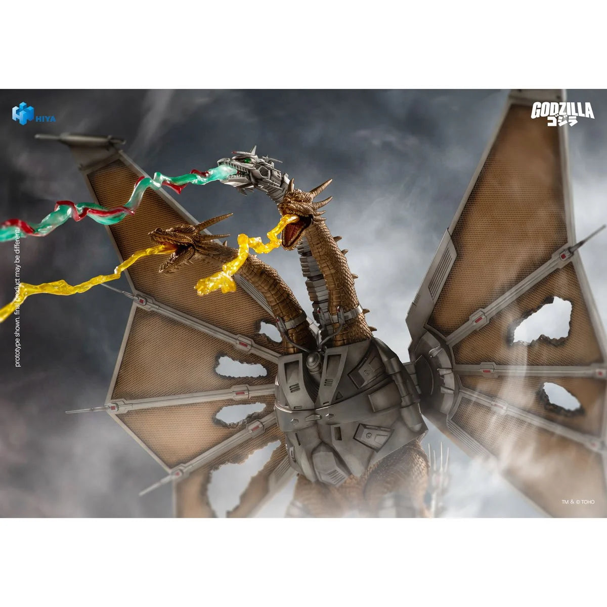 Godzilla vs. King Ghidorah Mechanical King Ghidorah Battle Damaged Exquisite Basic Series None Scale Action Figure