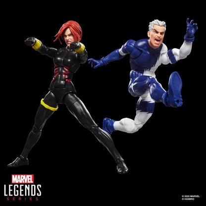 Avengers Marvel Legends Series Black Widow and Quicksilver 6-Inch Action Figures