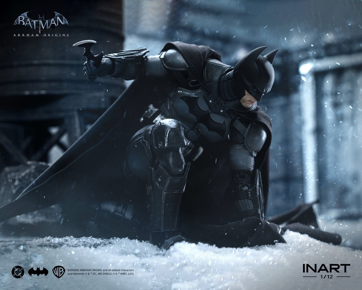 INART Arkham Origins Batman 1/12 Action Figure