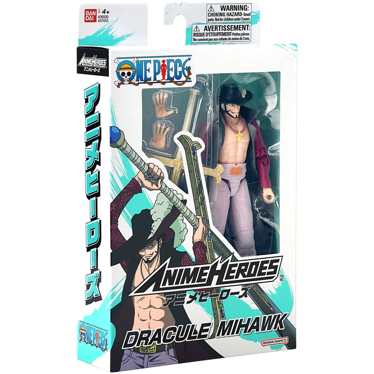 One Piece Anime Heroes Dracule Mihawk Action Figure