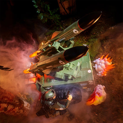 G.I. Joe Classified Series #182 Clayton Hawk Abernathy 6-Inch Action Figure with M.M.S. (Mobile Missile System) Vehicle