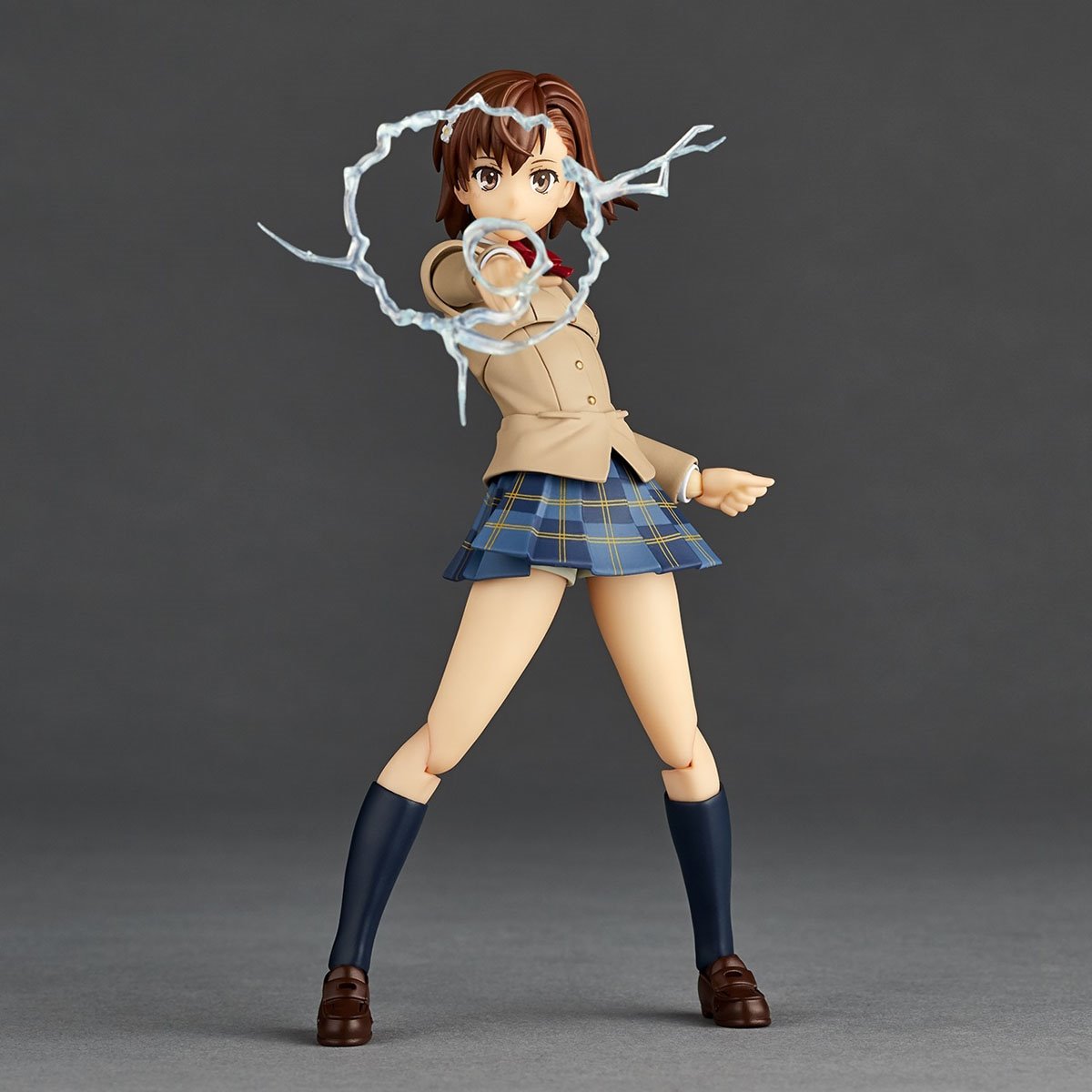 A Certain Scientific Railgun Mikoto Misaka Winter Version Revoltech Amazing Yamaguchi Action Figure