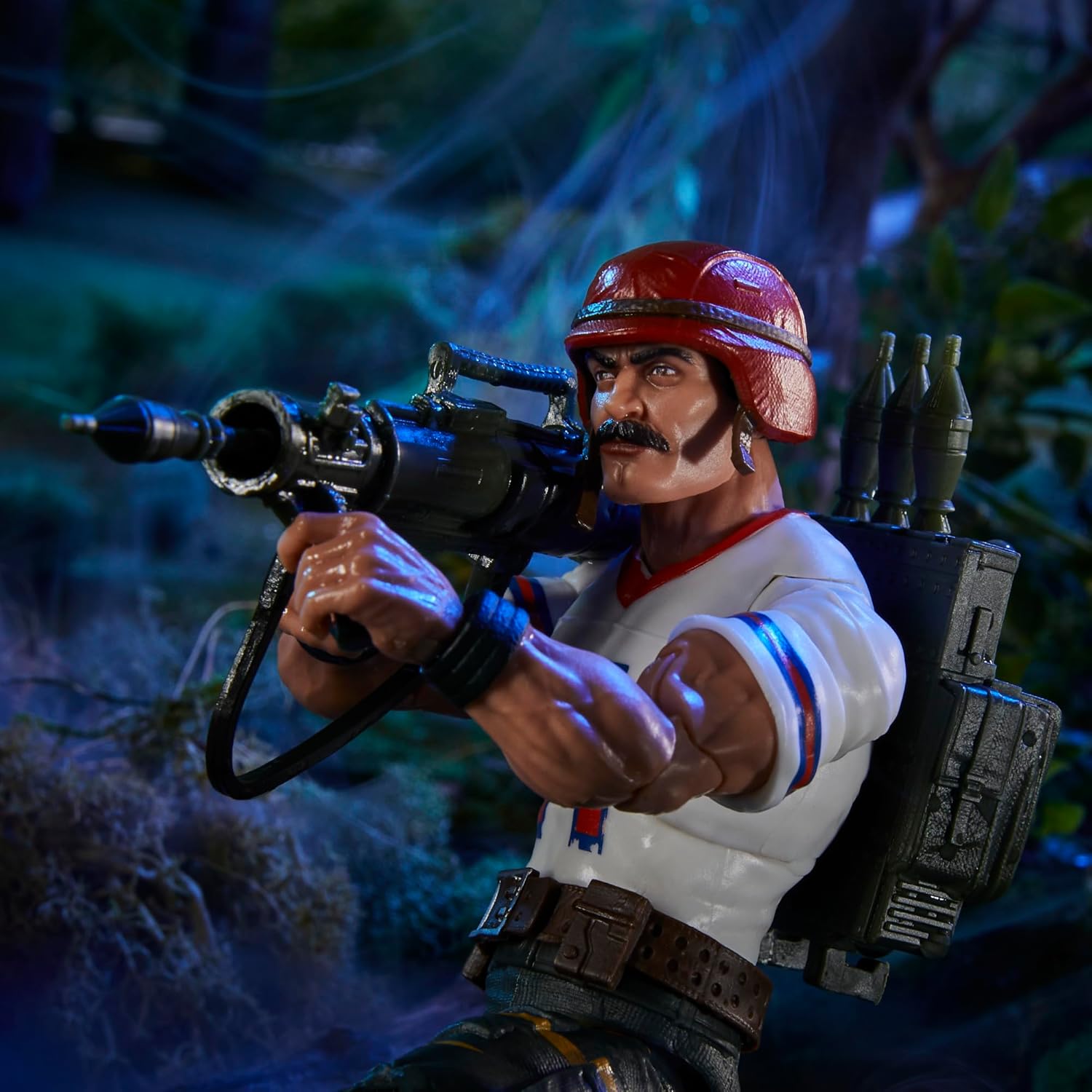 G.I. Joe Classified Series Figure, 6" Figure with Accessories - Tiger Force David L. Bazooka Katzenbogen - F4756 - Hasbro