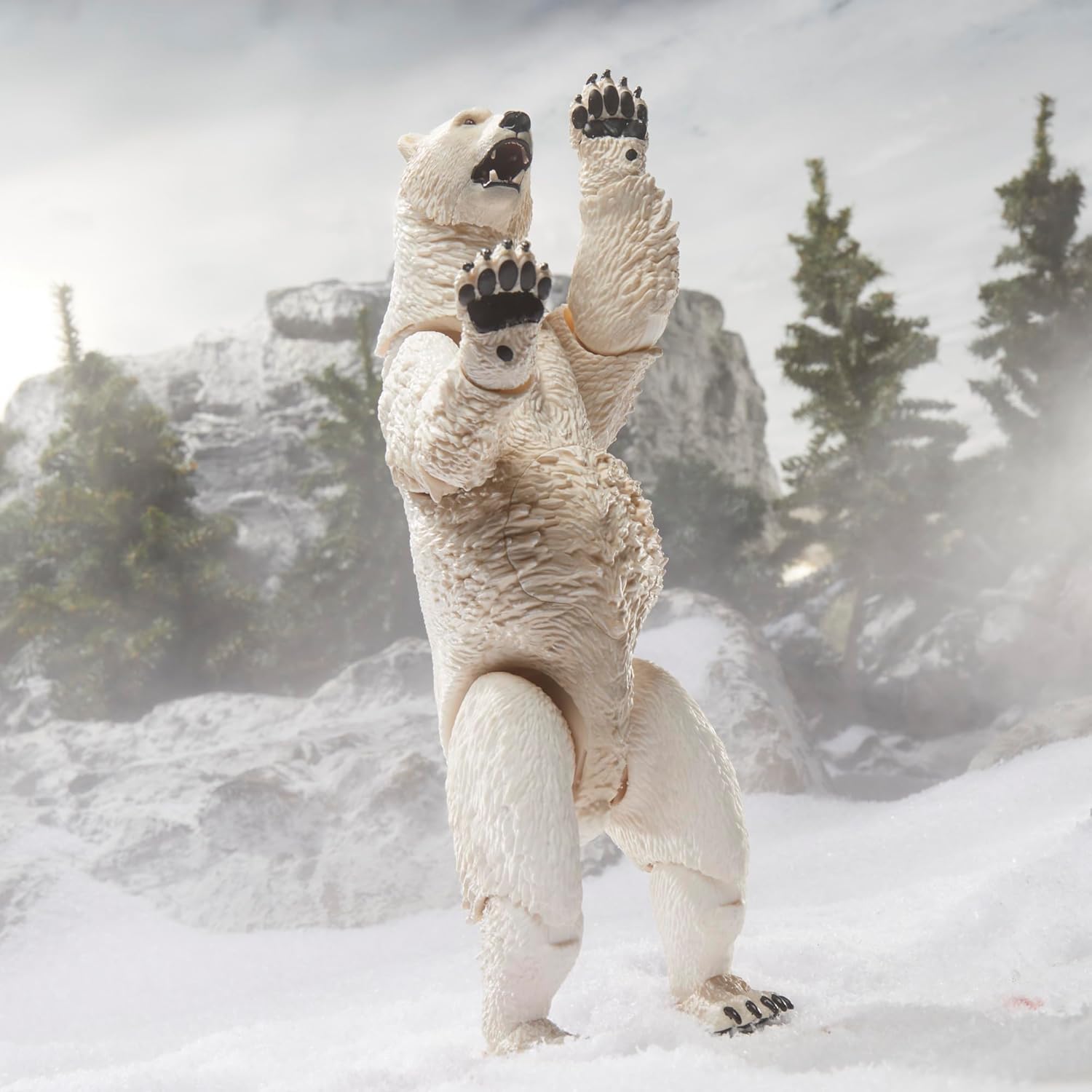G.I. Joe Classified Series #161, Snake Eyes & Polar Bear, 6-Inch Scale Action Figure and Bear with 15 Accessories Including M.A.S.S. Device Catalytic Element