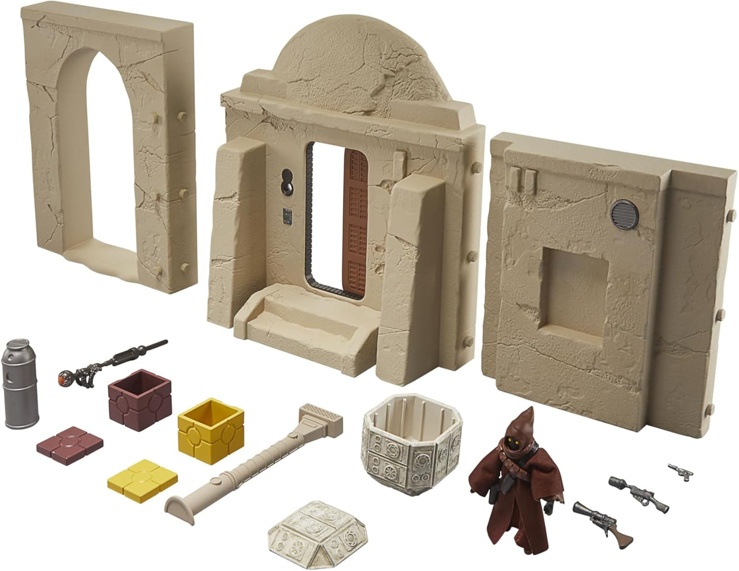 Star Wars The Vintage Collection Streets of Mos Eisley Playset with Jawa