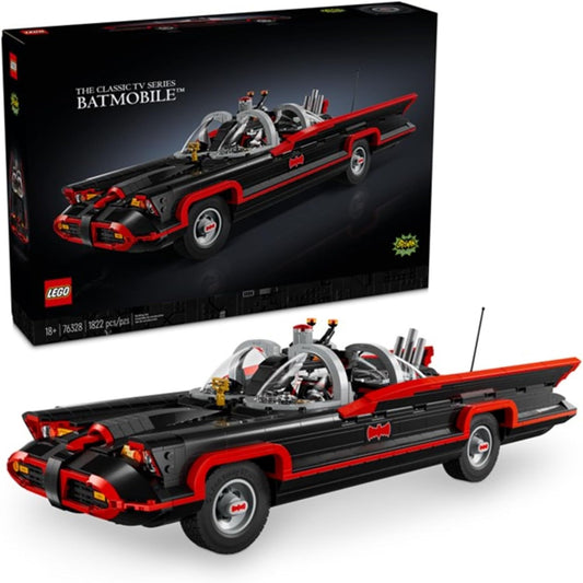 LEGO DC Batman: The Classic TV Series Batmobile, DC Collectible Car Inspired by The 1966 Television Show’s Classic Batmobile