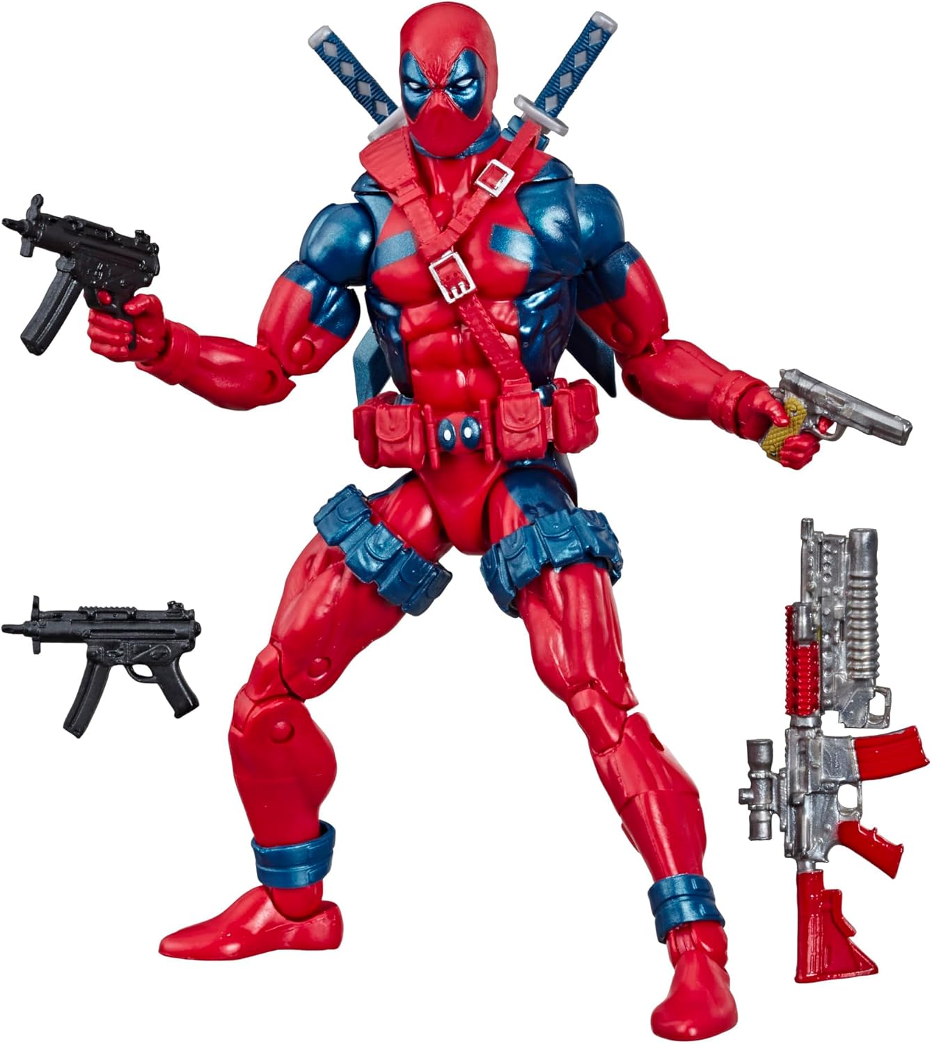 Marvel Legends Series Deadpool, Marvel Comics Uncanny X-Men X-Force Retro Collectible 6 Inch Action Figure