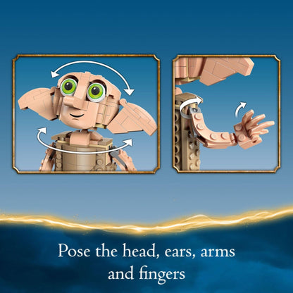 LEGO Harry Potter Dobby the House-Elf 76421 – Buildable Toy & Display Model