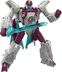 Transformers Legacy United Voyager Class Cybertron Universe Vector Prime, 7-inch Converting Action Figure, 8+