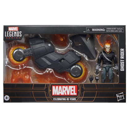 Marvel Legends Series Ghost Rider (Danny Ketch) with Motorcycle, 85th Anniversary Comics Collectible 6-Inch Action Figure