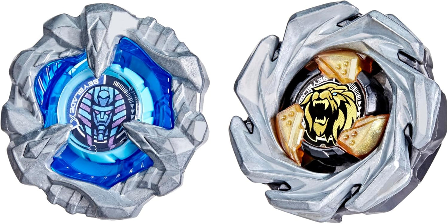 Beyblade X Cowl Sphinx 1-80GF BX & Crest Leon 7-60GN UX Dual Pack Set