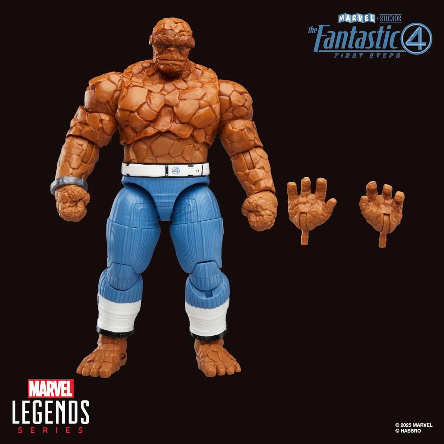Marvel Legends Series The Thing, The Fantastic Four: First Steps Ben Grimm Movie Collectible 6 Inch Action Figure