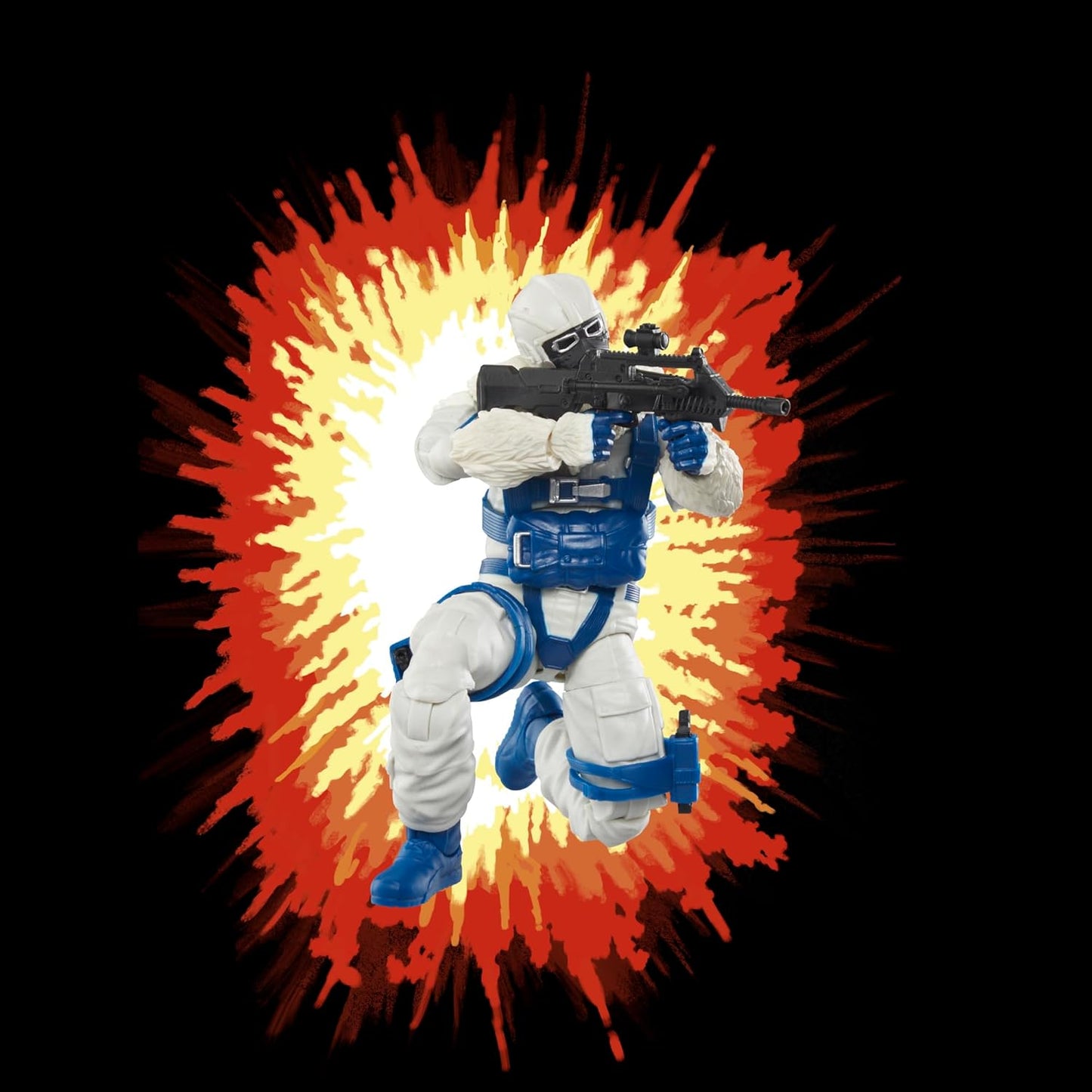 G.I. Joe Classified Series Retro Cardback Snow Serpent, Collectible 6-Inch Action Figure with 8 Accessories