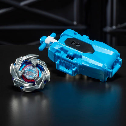 Beyblade X Cobalt Dragoon 2-60C with Attack Type & Left-Spin String Launcher Set