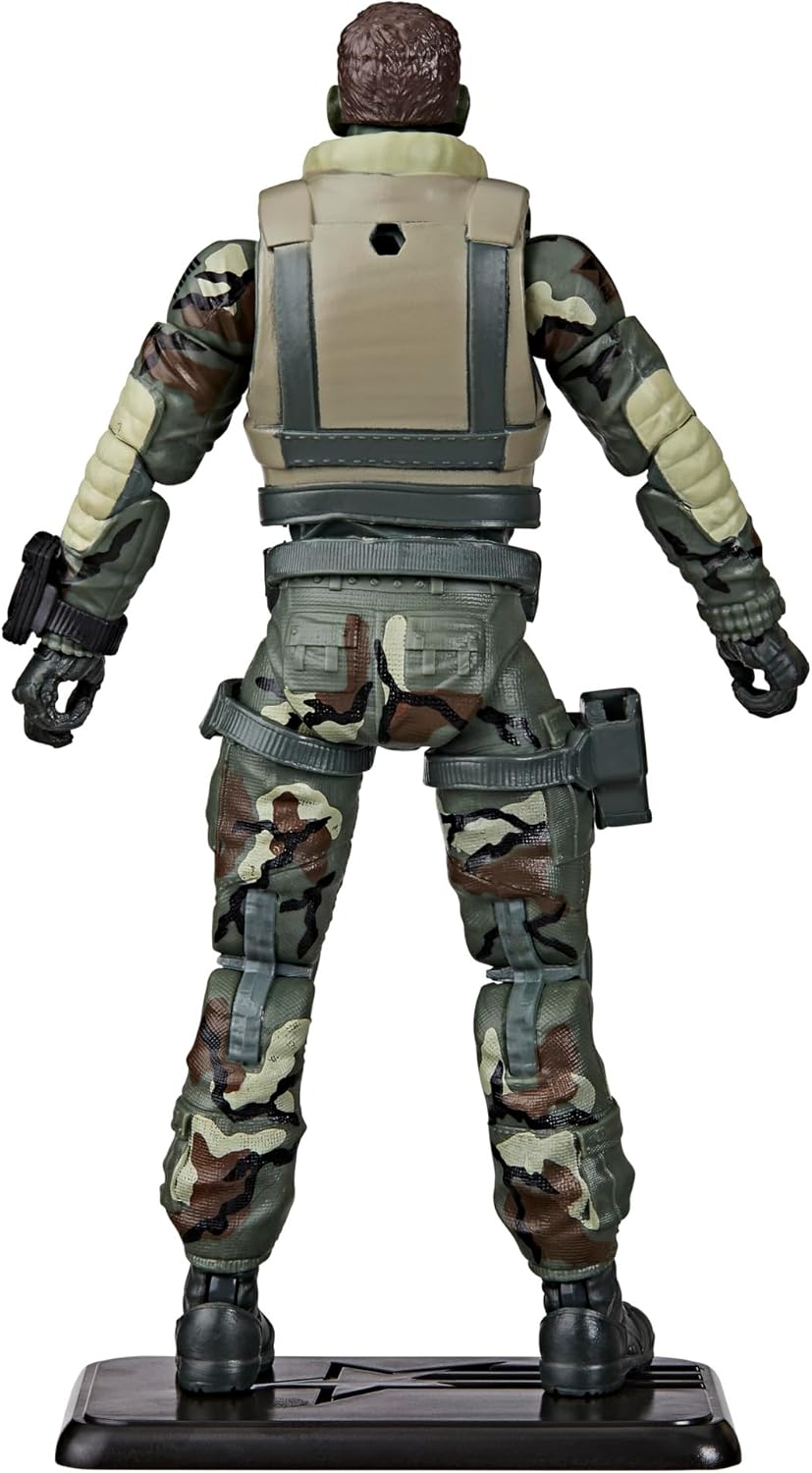 G.I. Joe Classified Series 60th Anniversary Action Pilot - Halo (High Altitude Low Opening) Jumper Action Figure with Parachute