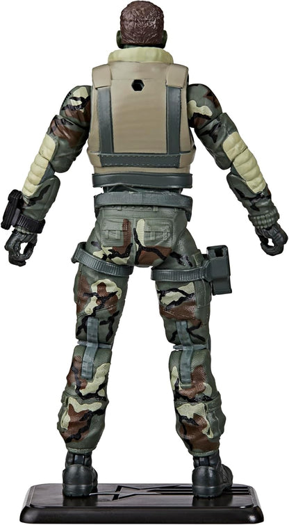 G.I. Joe Classified Series 60th Anniversary Action Pilot - Halo (High Altitude Low Opening) Jumper Action Figure with Parachute
