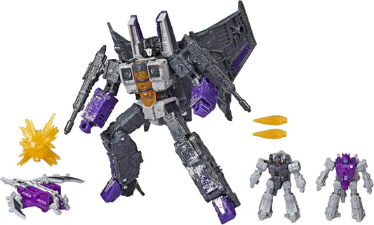 [Pre-Order] Transformers Generations War for Cybertron Siege Voyager WFC-S27 Decepticon Phantomstrike Squadron 4-Pack