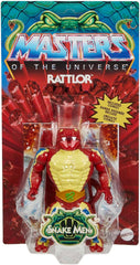 Masters of the Universe Origins, Rise of Snake Men Rattlor Action Figure & Accessories Set