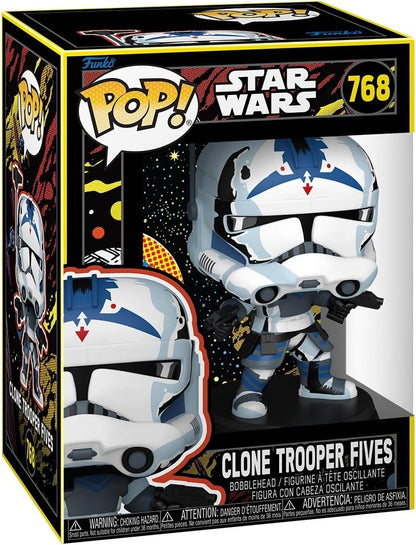 Pop! Star Wars: Clone Wars - Clone Trooper Fives (Retro)