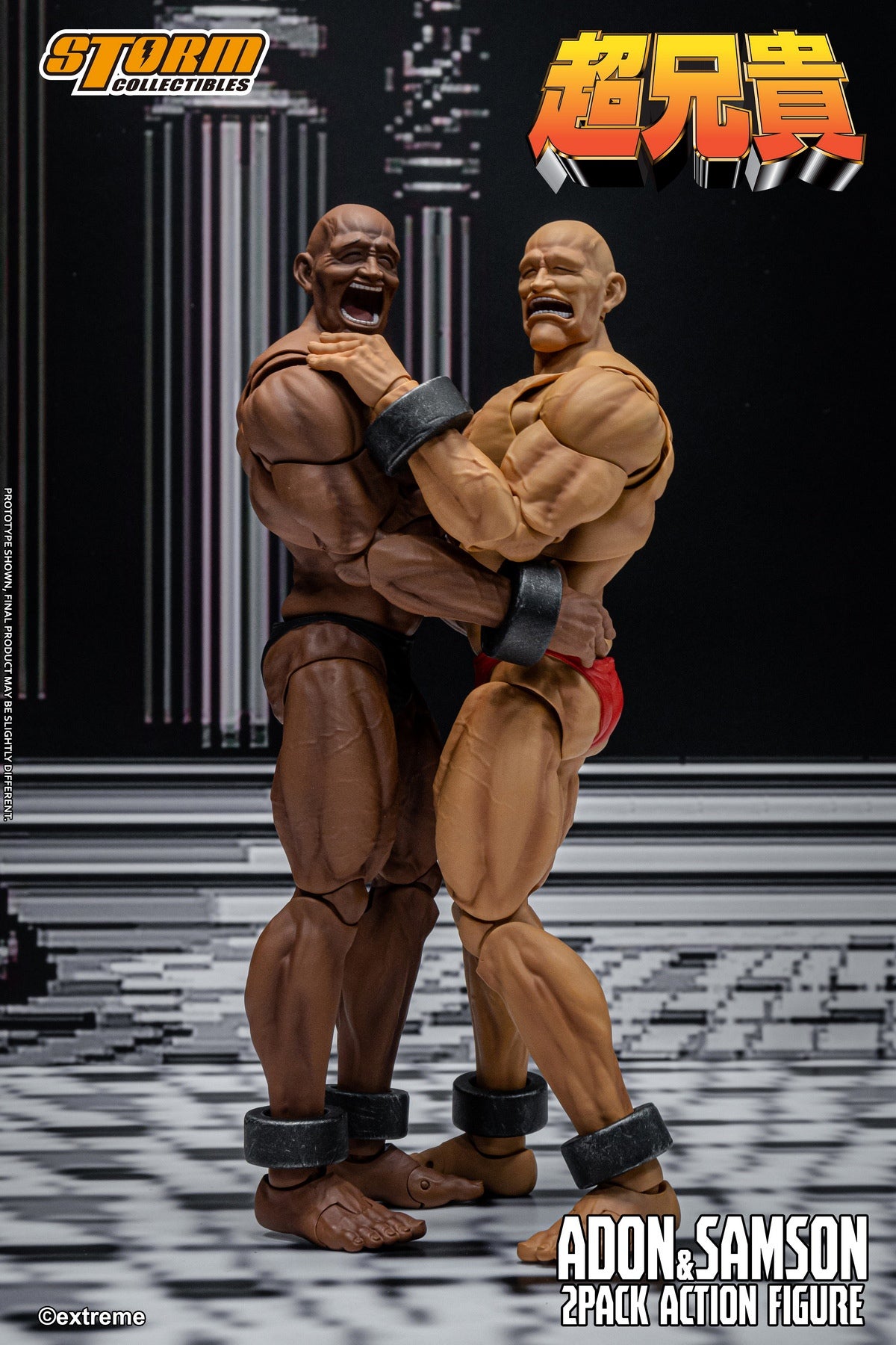 Chou-Aniki Adon and Samson 1/12 Scale Action Figure Set