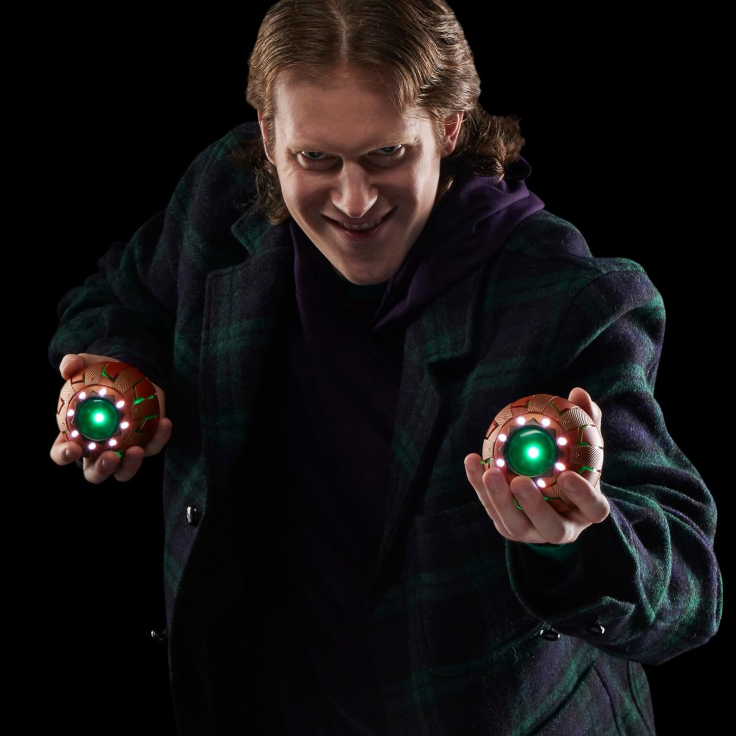 Marvel Legends Series Green Goblin Electronic Pumpkin, Spider-Man: No Way Home Adult Collectible Roleplay Gear