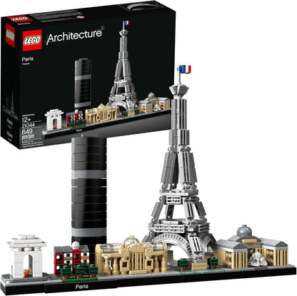 LEGO Architecture Paris Skyline Model 21044 – Building Set for Kids, Teens & Adults – Gift for Travelers & Architecture Lovers – Display Set for Ages 12+