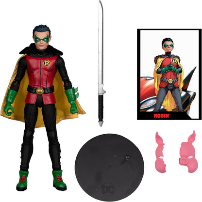 DC Direct Page Punchers Robin (Batman: Reborn) Figure with Comic