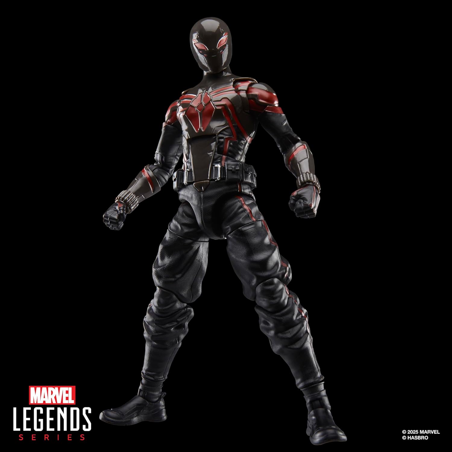 Spider-Man Marvel Legends Series Gamerverse Miles Morales Brooklyn 2099 Suit, 2 Video Game -Inspired Collectible 6 Inch Action Figure