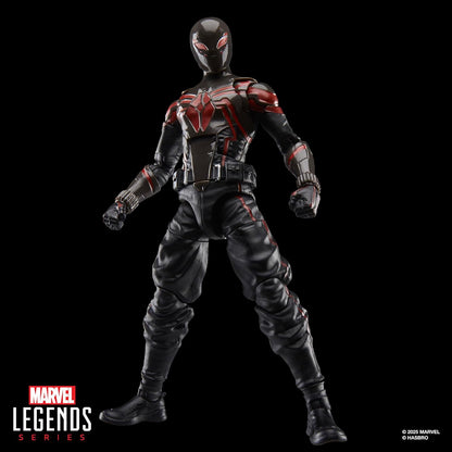 Spider-Man Marvel Legends Series Gamerverse Miles Morales Brooklyn 2099 Suit, 2 Video Game -Inspired Collectible 6 Inch Action Figure