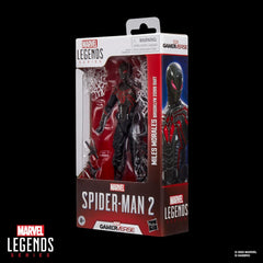 Spider-Man Marvel Legends Series Gamerverse Miles Morales Brooklyn 2099 Suit, 2 Video Game -Inspired Collectible 6 Inch Action Figure