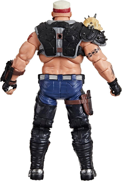 G.I. Joe Classified Series #135, Dreadnok Road Pig & Rawkus, Collectible 6 Inch Action Figure with Pet Dog Pit Bull Figure and 10 Accessories