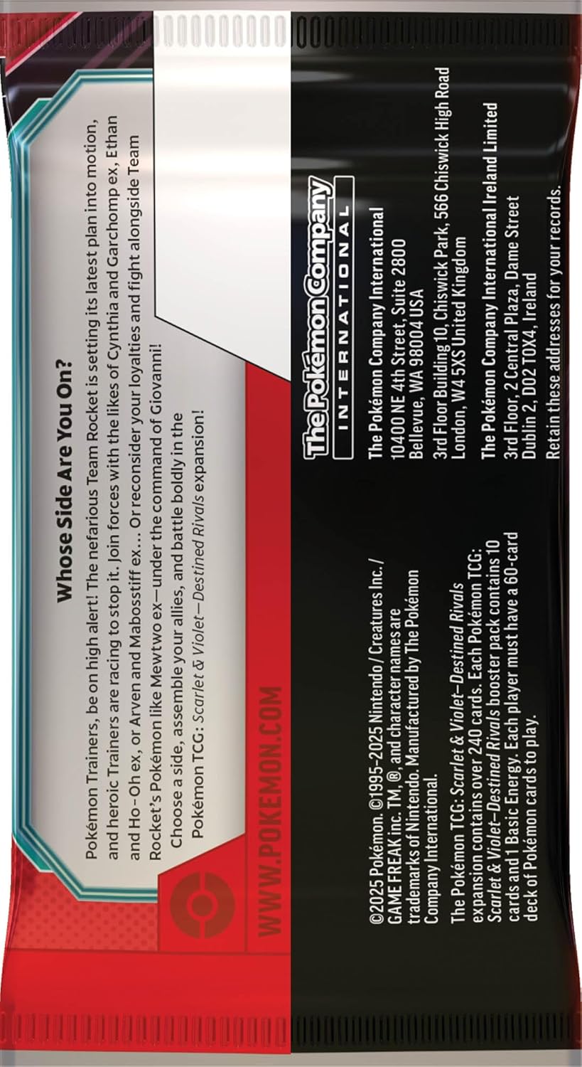 Pokemon TCG: Scarlet & Violet 10: Destined Rivals: Booster Display