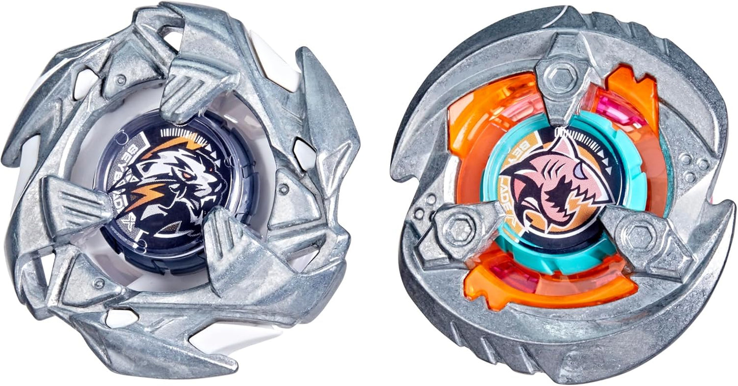 Beyblade X Gill Shark 4-70O BX & Pearl Tiger 3-60U BX Dual Pack Set