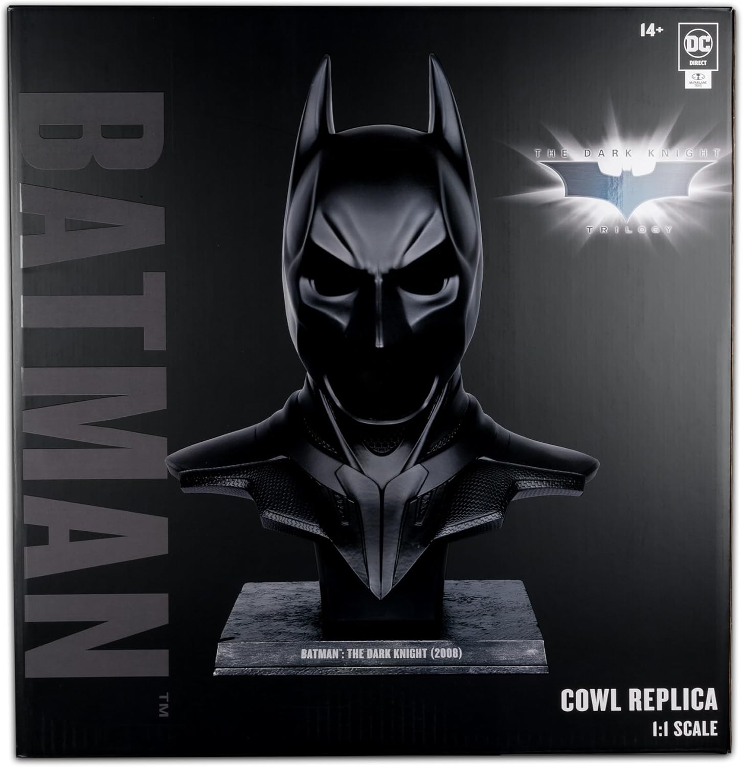 McFarlane Toys - DC Direct Batman: The Dark Knight (2008) Cowl Replica 1:1 Scale