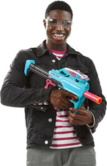 NERF Pro Gelfire X MrBeast Full Auto Blaster & 20,000 Gelfire Rounds, 300 Round Hopper, Rechargeable Battery, Eyewear, Ages 14 & Up