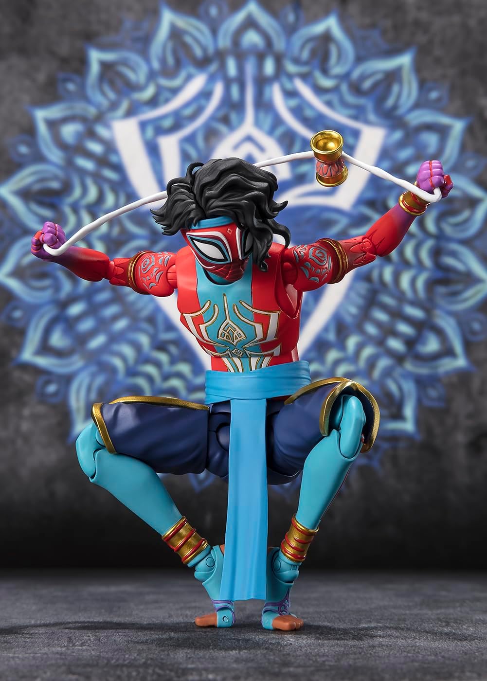 TAMASHII NATIONS - Spider-Man: Across The Spider-Verse - Spider-Man India, Bandai Spirits S.H.Figuarts Action Figure