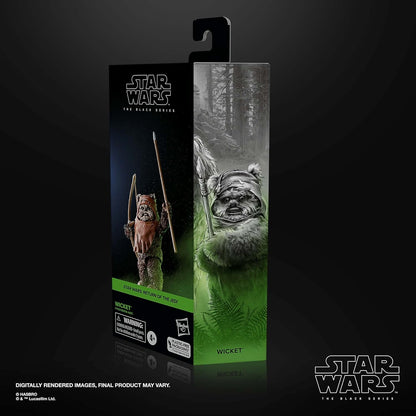 Star Wars The Black Series Wicket W. Warrick, Return of The Jedi 6-Inch Action Figures