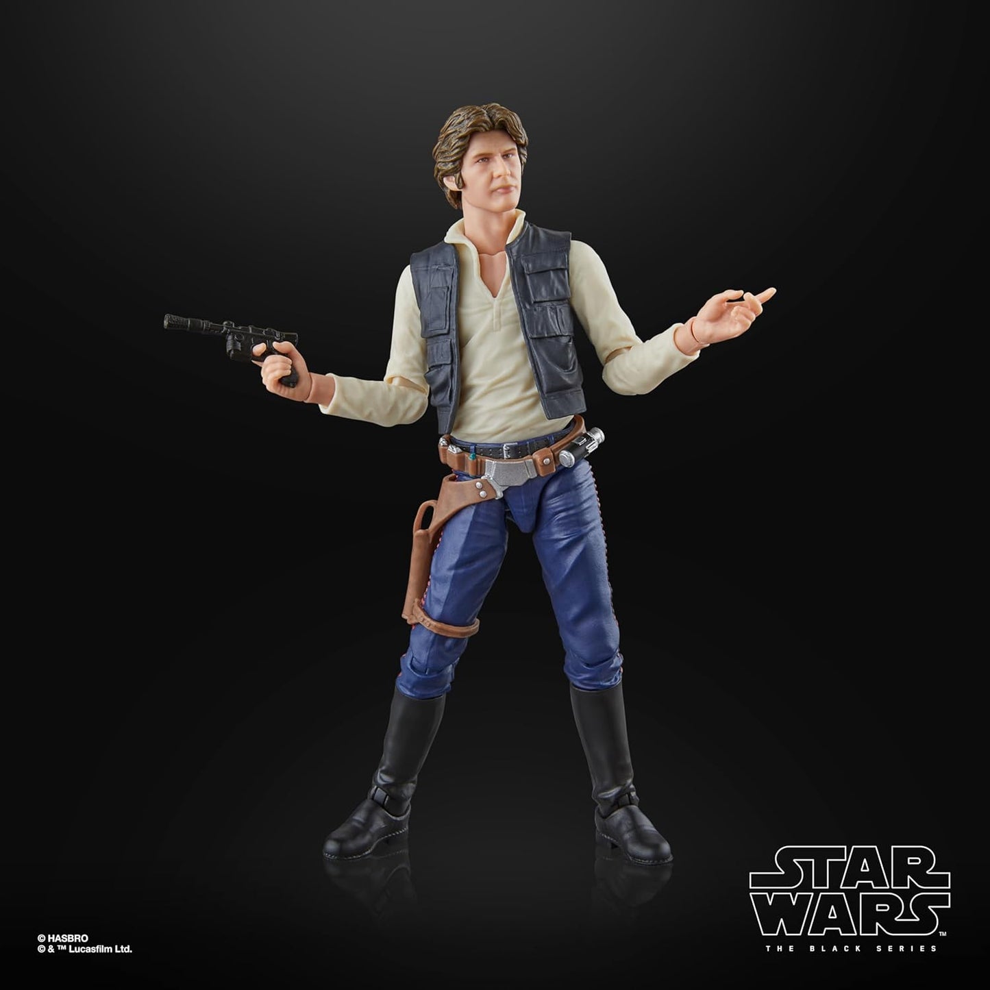 Star Wars The Black Series Han Solo, A New Hope Premium Collectible 6 Inch Action Figure