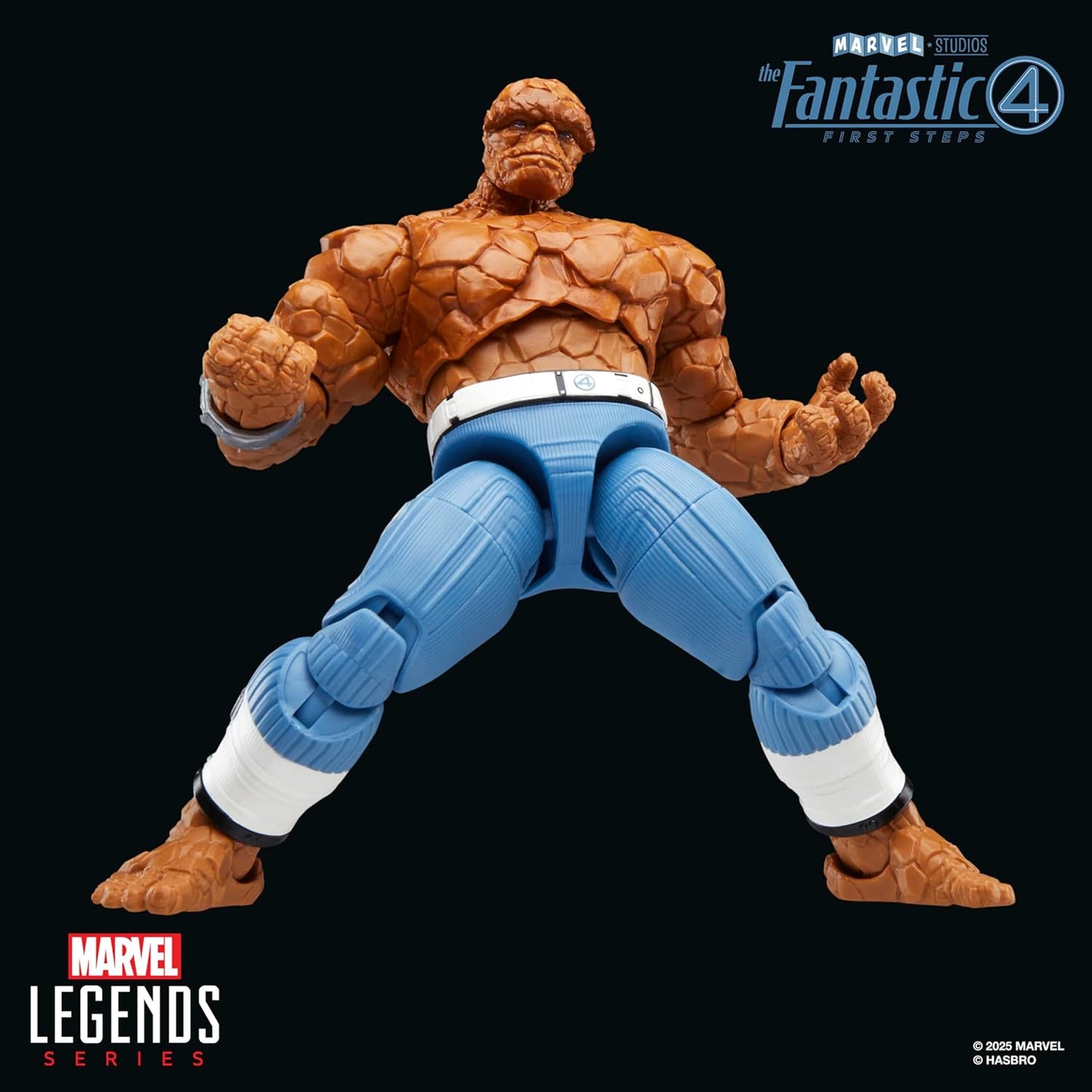 Marvel Legends Series The Thing, The Fantastic Four: First Steps Ben Grimm Movie Collectible 6 Inch Action Figure