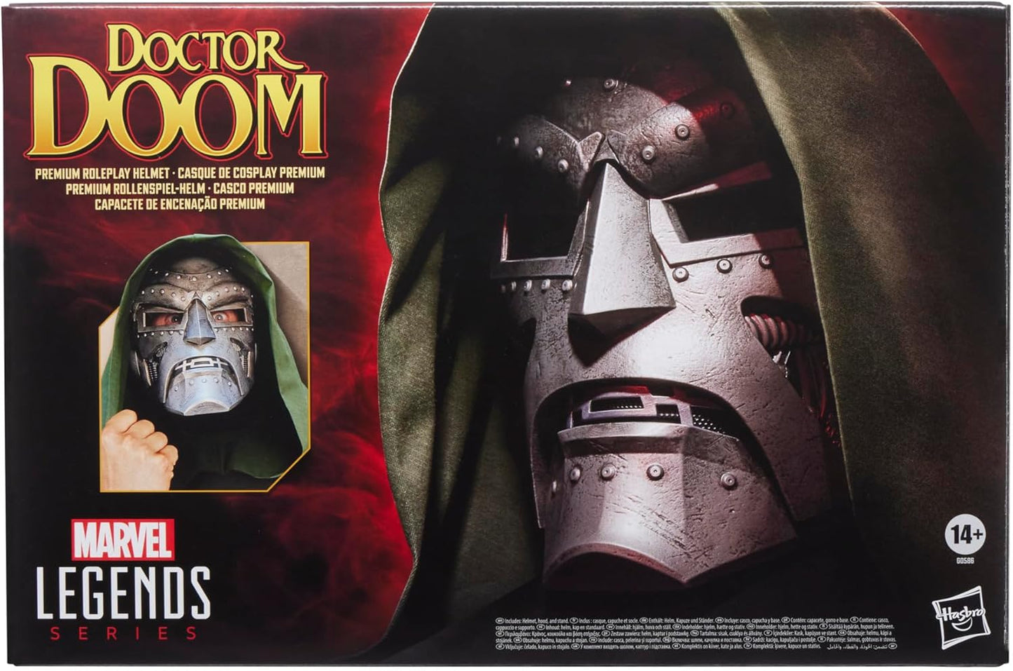 Marvel Legends Series Doctor Doom Premium Roleplay Helmet, Fantastic Four Comics Collectible Gear for Adults