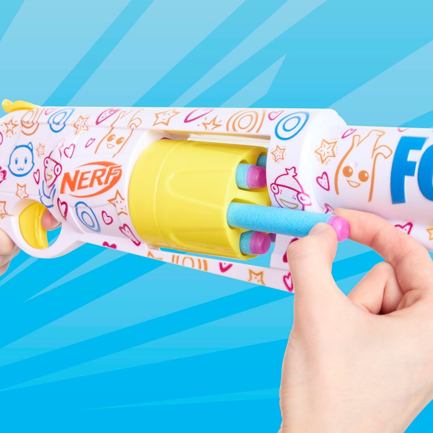 Nerf Fortnite Frenz 4 Ever Blaster, Bonus Code to Unlock Frenz 4 Ever Wrap in The Game