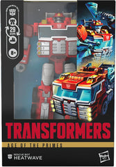 Transformers Age of The Primes Voyager Class Rescue Bot Heatwave, 7-inch Converting Action Figure, Robot Toys for Ages 8+